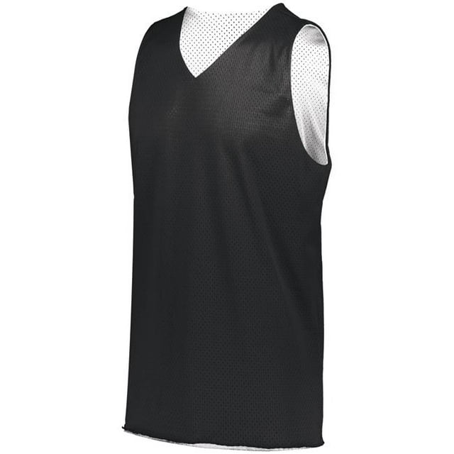 ASI 161.420.S Jersey Réversible Adulte en Maille 2.0 & 44; Noir et Blanc - Petit