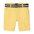 thumbnail image 1 of The Children s Place Boys Belted Chino Shorts, Banana Pudding, 7, 1 of 2