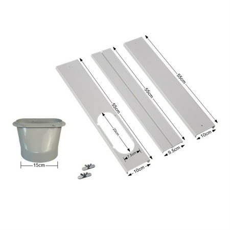 

Portable Air Conditioner Window Vent Kit Adjustable Window Seal Plate Set