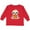 Red, variant on Inktastic Sloth Pizza Boys or Girls Long Sleeve Toddler T-Shirt