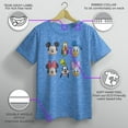 thumbnail image 3 of Boy's Mickey & Friends Mickey and Friends Group Portraits  Performance Graphic Tee Royal Blue Heather Large, 3 of 9