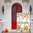 thumbnail image 6 of Fall Welcome Garden Flag Double Sided 12x18 Inch Autumn Leaves Pumpkin Thanksgiving Holiday Outside Decorations Burlap Yard Flags, 6 of 6