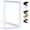 White, variant on Kuxerla 11x14 Canvas Floater Frames for Canvas Paintings, Fits up to 0.59"-0.87" Deep Canvas,Gallery Wall Frame, Vertical or Horizontal Wall Hanging，Gray
