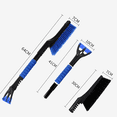 thumbnail image 1 of Pala quitanieve desmontable dos en uno montada en el vehículo Pala para hielo Cepillo para nieve Pala quitanieve multiusos azul, 1 of 5
