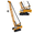 Cable Excavator, variant on Tipmant Alloy Diecast Cable Excavator Crane Model Toy Metal Die-cast Engineering Truck Vehicle Simulation Collection Children Kids Gift Scale 1:87