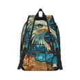 thumbnail image 2 of Rateoe Stained Glass Eagle USA Pattern Canvas College Laptop Backpack,Travel Daypack,Durable Rucksack Travel Notebook Bag School Backpack Book Bag for Men Women-Medium, 2 of 7