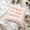 01 Pink, variant on Fwttom Seat Cushion, Square Solid Textured Chair Cushions for Office and Dining, Breathable Washable Comfortable and Soft Office Chair Cushion with Straps, 15" x 15" Student Stool Hip Pads