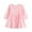 Pink, variant on Toddler Baby Girl Clothing Long Sleeve One-Piece Floral Print Dress Kids Skirt