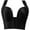Black, variant on qolati Front Close Bras for Women Plus Size Wirefree Push up Bra Smoothes Back Seamless Full Coverages Sports Bras Corsets Tank Tops