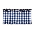thumbnail image 2 of Heat Resistant Oven Skirt Curtain, 30x21in Polyester Stove Cover with Ribbon Ties and Ruffled Trim, Handmade Appliance Curtain for Farmhouse Kitchen Decor, 2 of 5