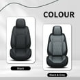 thumbnail image 4 of LAONNVIR Front Car Seat Covers,Black Breathable Leather Automotive Seat Protectors,Airbag Compatible Interior Accessories Custom Fit for GMC Canyon 2015-2025,Black, 4 of 8