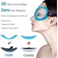 thumbnail image 4 of 3d Sleep Mask 2 Pack,eye Mask For Sleeping 3d Contoured Sleeping Mask Blackout Out Light - Blindfold Airplane With Ear Plugs, Night Masks With Travel, 4 of 5