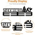 thumbnail image 6 of 1Set Forest Taekwondo Medal Hanger Display Sports Medal Holder Iron Competition Medals Display Rack for 40+ Medals Ribbon Decorative Hooks Race Metal Medal Hanger for Athletes Players Gift, 6 of 8