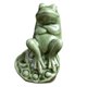 thumbnail image 1 of Landscape Ceramic Frog Ornaments Cute Garden Frog Statue Decoration for Home Yard Garden Patio Office, 1 of 5