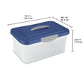 thumbnail image 4 of Boîte de rangement ShowOffs de Sterilite Bleu, 4 of 5
