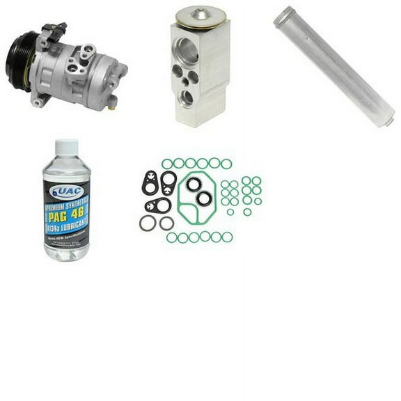 A/C Compressor and Component Kit -- Compressor Replacement Kit Fits select: 2008 JEEP WRANGLER UNLIMITED, 2009-2010 JEEP WRANGLER