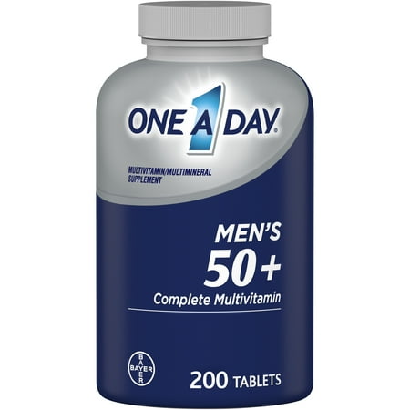 One A Day Men's 50+ Multivitamin Tablets - 200ct