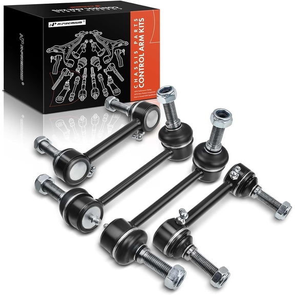 A-Premium Set of 4, Front & Rear Sway Bar Links Kit Stabilizer Bar Links, Compatible with Dodge Durango 2011-2015 & Jeep Grand Cherokee 2011-2015