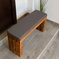thumbnail image 4 of Banca con Cojín para Jardín para Interior o Exterior Para dos personas, Estilo Vintage De Madera Durable. D4 Moderno, 4 of 6