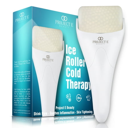 Ice Roller Massager for Face Eye Body Massage Under Eye Puffiness Cooling Therapy Cool Roller Skin Care Reduce Dark Circles Muscle Soreness Pain Relief (Best Way To Reduce Redness On Face)