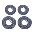 thumbnail image 3 of S SERENABLE 4 Pcs Lacets Élastiques Fournitures Cordon de Remplacement pour Chaise Zero Gris Foncé, 3 of 9