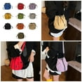 thumbnail image 2 of Trendy Shoulder Bag Nylon Bucket Bags For Women and Men With Spacious Design, 2 of 21