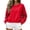 30# Red, variant on Long Sleeve Pullover Sweatshirt for Womens Crew Neck Casual Raglan Sleeve Shirt Solid Relaxed Fit Raglan Sleeve Everyday Basic Top Wine 2XL
