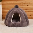 thumbnail image 3 of Cama para perros y gatos Sunnimix cama nido lavable 48x40cm Gris, 3 of 7