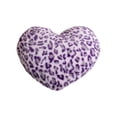 thumbnail image 2 of Purple Leopard Print Heart Pillow, Decorative Throw Cushion, Lumbar Pillow - With Purple Leopard Heart Pattern, Ideal For Sofa Bed Living Room Decoration - Valentine's Day Gift,, 2 of 6