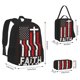 thumbnail image 2 of Balery USA Flag Cross Mochila Escolar 3 en 1 para Niños - Mochila Resistente con Lonchera Térmica y Estuche - Mochila Escolar para Niños y Niñas, 2 of 7