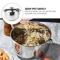 thumbnail image 4 of Stainless Steel Cooking Pot Steamer Pot Stainless Pot Vegetables Steamer Stock Pot 20 Quart Kitchen Utensil, 4 of 6
