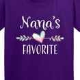 thumbnail image 4 of Inktastic Nana's Favorite Heart Grandchild Youth T-Shirt, 4 of 5