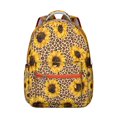thumbnail image 1 of Watercolor Sunflower Artwork School Backpack Lightweight and Multifunctional Students’s Backpack with Country Farm Theme, 1 of 6