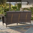 thumbnail image 3 of POCASSY 5 Pieces Patio Furniture Set, Wicker Patio Conversation Set with Swivel Rocking Patio Chairs, Outdoor Couch, Deep Seat Patio Set with Glass Top Coffee Table for Outside in Gray, 3 of 11