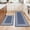 Blue, variant on Vaukki Kitchen Rug Sets 2 Pieces,Waterproof Non Slip Kitchen Floor Mat,Kitchen Rugs and Mats for Dining & Laundry Room,17"x29"+17"x47",Blue