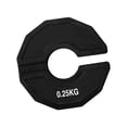 thumbnail image 1 of jinwen Disque de Poids Fractionné Compact Haltère Poids pour Kettlebells Professionnels 0,25 kg, 1 of 9