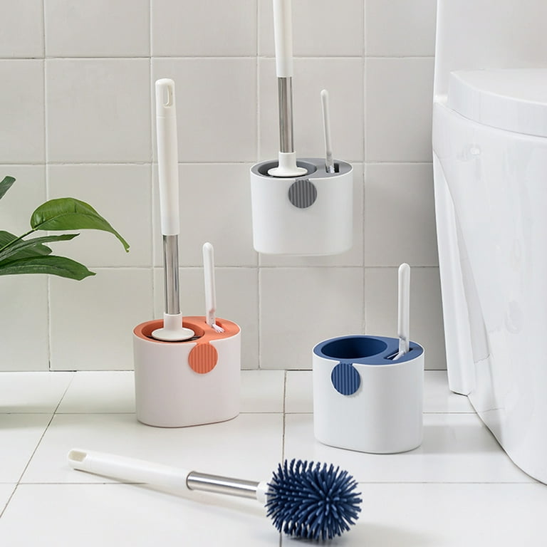 JEHONN Disposable Toilet Brush Holder Set Wall Mounted with 40