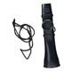 thumbnail image 1 of Flauta Kazoo, regalo único, armónica fácil de aprender para ukelele, violín y teclado. Negro, 1 of 9