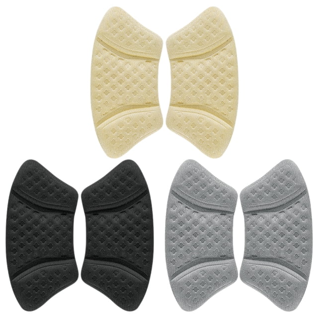 3 pares de almohadillas reemplazables para el talón, cómodas pegatinas para el talón, almohadillas para los pies para tacones
