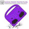 thumbnail image 6 of ELEHOLD Cute Kids Case for Samsung Galaxy Tab A9 Plus Tablet 11" 2023 Release EVA Kids Friendly Case Full Body Shockproof Kickstand Function Handle Grip Case for Samsung Galaxy Tab A9+, Purple, 6 of 7
