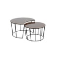 thumbnail image 3 of Mesa de Centro Kessa Muebles Nogal 76 x 45 x 76 cm, 3 of 5