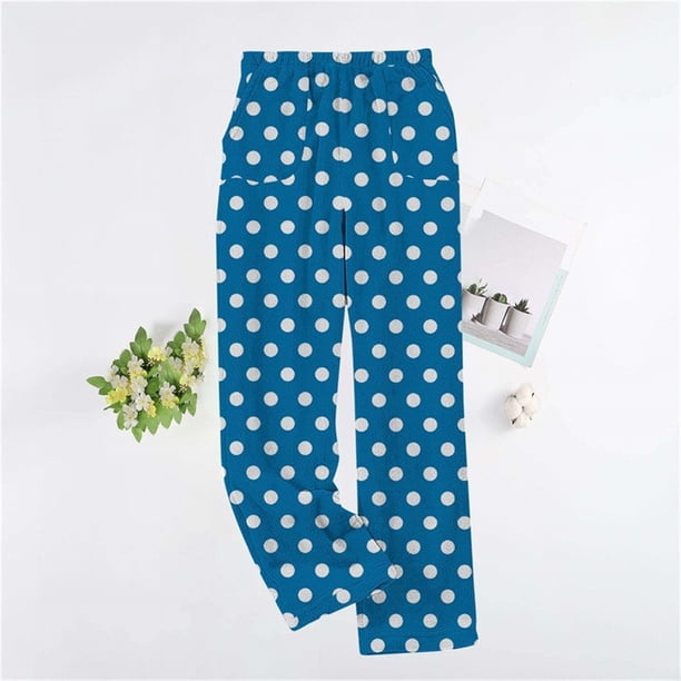 Puyaiuu Women's Pajama Pants With Pockets Flannel Pajama All kinds of Print Comfy Lounge Pant Fuzzy Sleep Bottoms with Pockets Gift