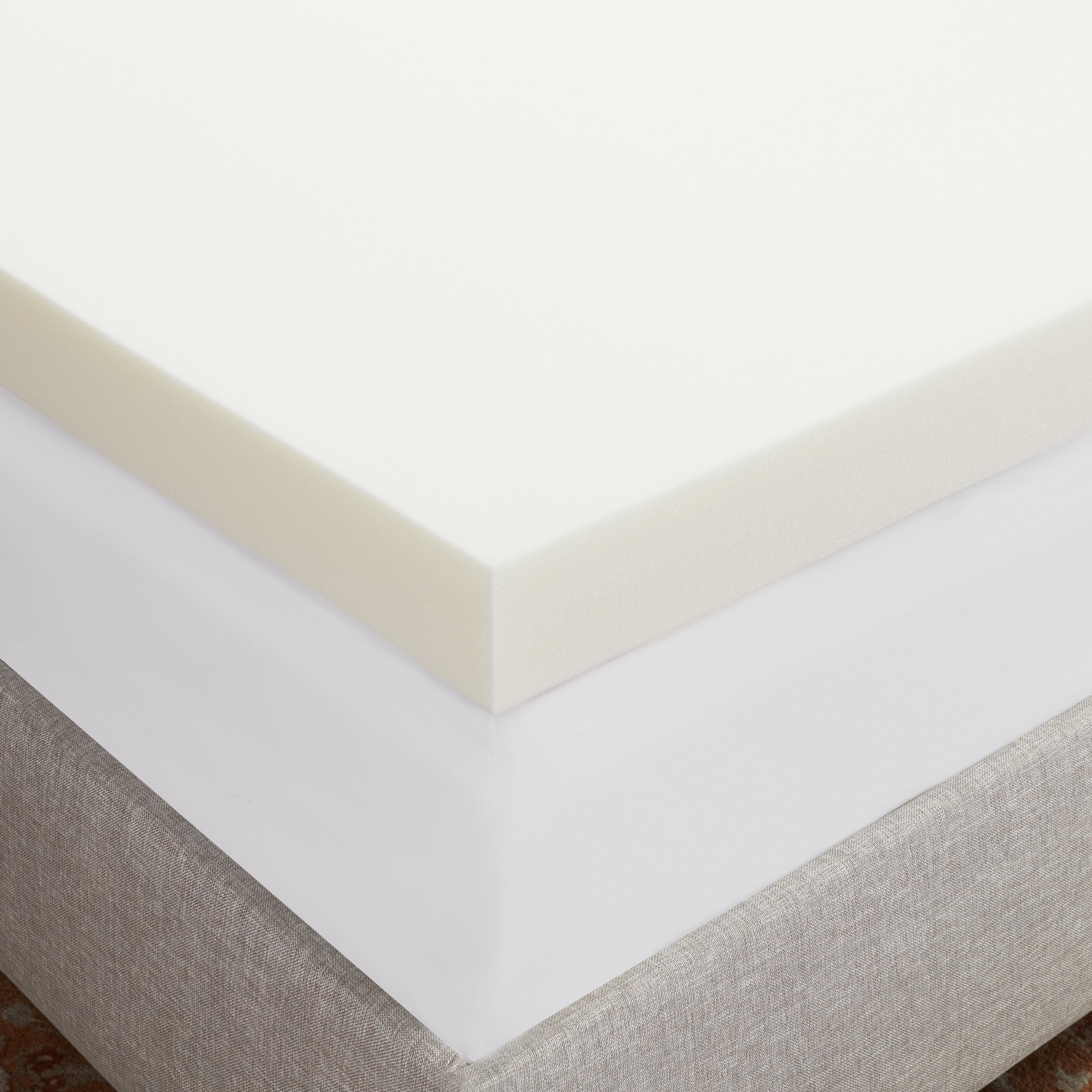 Sleep Studio 4" Breathable Memory Foam Mattress Topper, Full