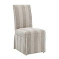 thumbnail image 4 of Upholstered Dining Chair with Skirted Design, Multiple Colors & Patterns Available, 4 of 7