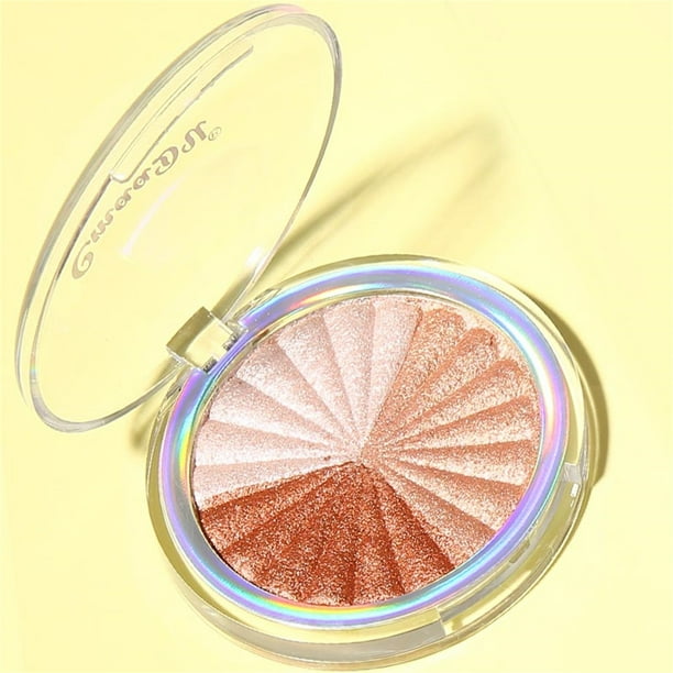 Maquillaje Polvos faciales Bronceador monocromático Iluminador Polvos