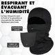 thumbnail image 3 of Casco negro, casco de motocicleta, casco elástico con polaina para el cuello, adecuado para deportes, ciclismo, esquí, snowboard y senderismo, suave y cómodo, transpirable y resistente al viento., 3 of 5