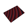 thumbnail image 2 of CADecor Glossy Red Gradient Stripes Indoor/Outdoor Doormat Decor Rug 23.6x15.7 inches, 2 of 2