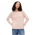 thumbnail image 1 of Suéter GAP Mujer con Cuello Barco Rosa Apagado Talla L, 1 of 1