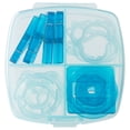 thumbnail image 3 of JAM Paper Plastic Office Clip Box, Small, Blue, 16 Assorted Clips/Pack, 3 of 4