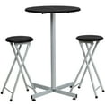 thumbnail image 1 of Ensemble de table à hauteur de bar avec détail de piqûre blanche, 1 of 1